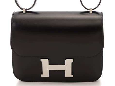 Hermes エルメス ショルダーバッグ コンスタンス3 ミニ ブラック ボックスカーフ【460】 の購入なら「質」の大黒屋（公式）