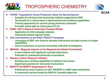 PPT - TROPOSPHERIC CHEMISTRY PowerPoint Presentation, free download ...