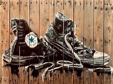 Converse All Star Painting By Jan Poncelet Pixels