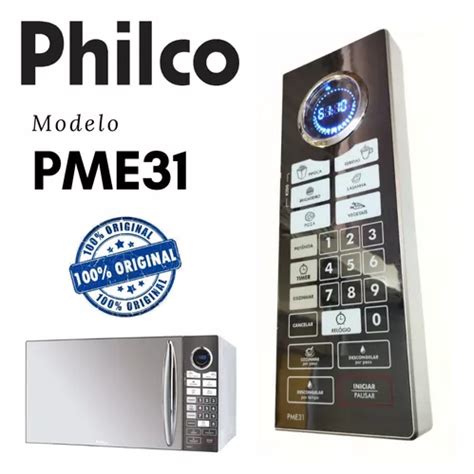 Painel Completo Microondas Philco Pme31 Bivolt Parcelamento Sem Juros