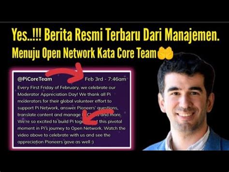 Hore Kabar Resmi Terbaru Dari Core Team Menuju Open Network YouTube