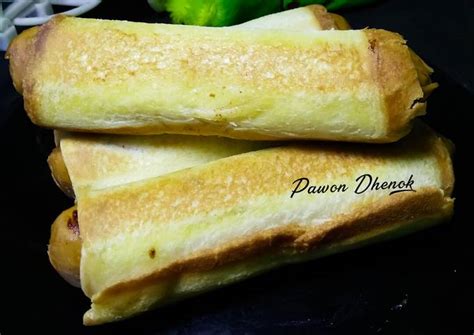 Resep Roti Tawar Gulung Sosis Oleh Pawon Dhenok Cookpad