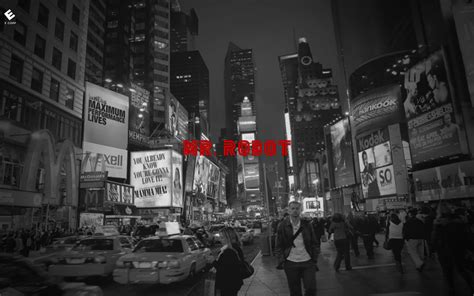 Fondos De Pantalla 3840x2400 Px Mr Robot Series De Tv Nueva York Times Square 3840x2400