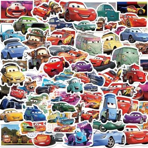 Amazon.com: SmileMakers Cars 3 Movie Stickers - Prizes and Giveaways - 100 per Pack : Toys & Games