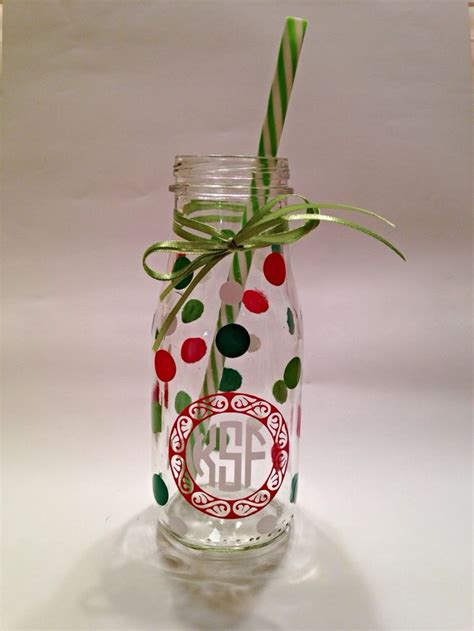 Repurposing Starbucks Frappuccino bottles - vinyl monogramming ...