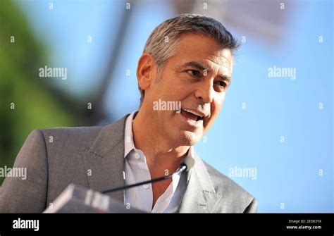 George Clooney Attends The Ceremony Where John Wells Is Honored With A