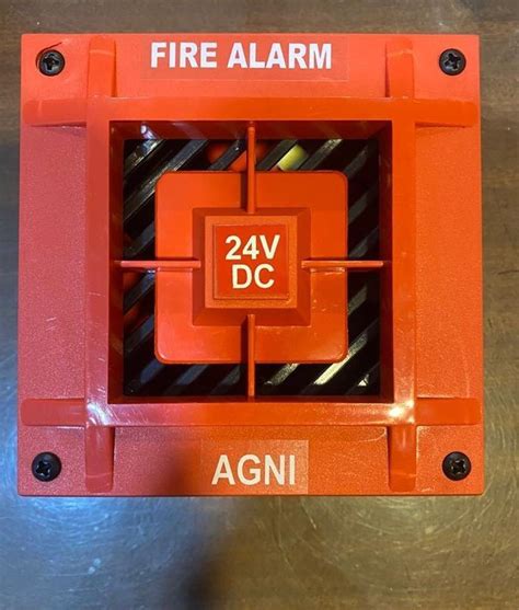 Mild Steel 24V DC Agni Fire Alarm Hooter 50 M At Rs 460 In Mumbai ID