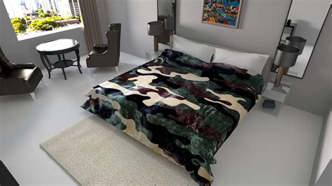 Amazon Solaron Army Blanket L Korean Super Thick Heavy Weight Silk