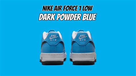 Nike Air Force Low Dark Powder Blue Youtube