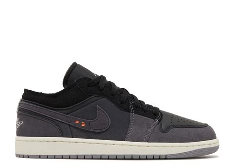 Air Jordan 1 Low Se Craft Inside Out Black Air Jordan Dn1635 001