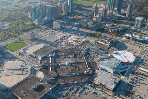 Aerial Photo Square One Shopping Centre Mississauga