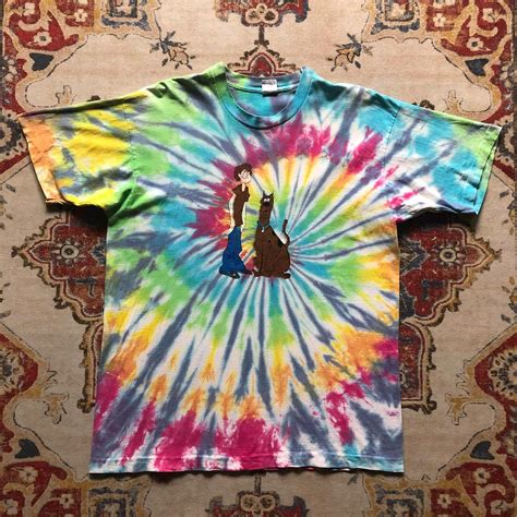 Vintage Vintage Scooby Doo Drug Weed Parody Tie Dye Shirt | Grailed