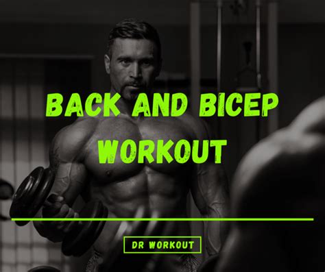 Back and Bicep Workout (4 Training Plans with PDF) | Dr Workout