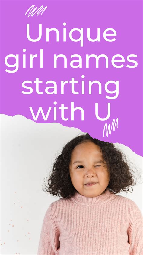 Top Baby Girl Names That Start With U | Baby girl names, Top baby girl ...