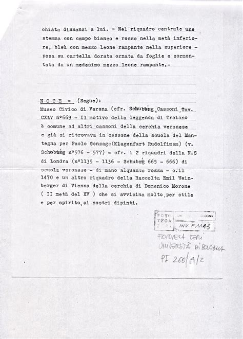 FONDAZIONE ZERI CATALOGHI ONLINE Anonimo Scheda 1941 04 29