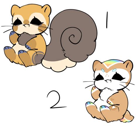 Squirrel and Chipmunk Adopt CLOSED by petshopadopt on DeviantArt