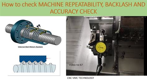 How To Check Machine Repeatability Backlash And Accuracy Check On The