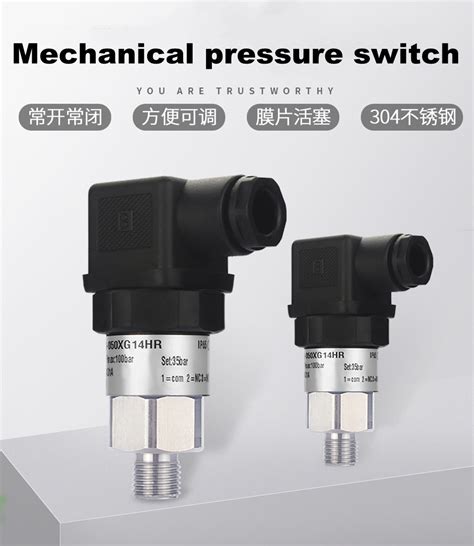 Ss Mechanical Compact With Adjustable Pressure Switch Pressure