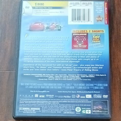 Disney Pixar Media Disney Pixar Cars On Dvd Poshmark