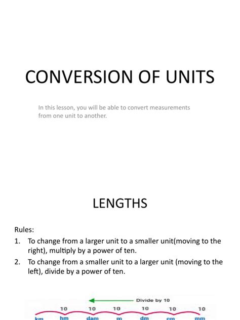 Conversion of Units | PDF | Fahrenheit | Mathematics