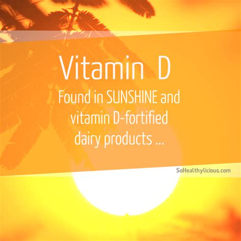 Vitamin D Benefits and Best Sources | So Healthylicious!