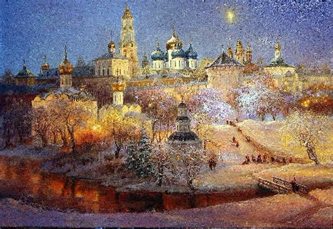 Vladimir Zhdanov Winter landscape - Art Kaleidoscope