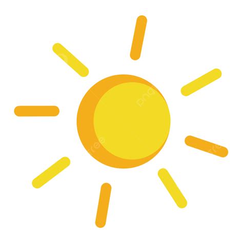 Hand Drawn Sun PNG Transparent Yellow Hand Drawn Sun Png Element Png