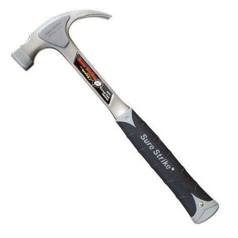 Estwing Curved Claw Hammer Oz Steel Shaft Surestrike Emr C