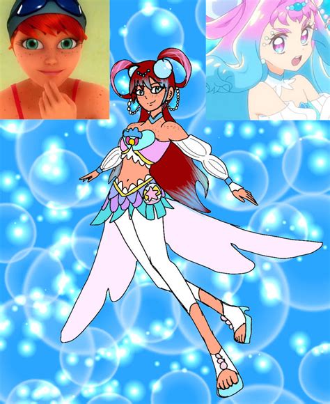 Miraculous Pretty Cure Ondine As Cure La Mer By Snowcat1993 On Deviantart