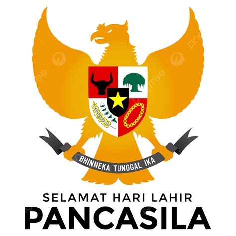 Garuda Pancasila Vector Hd Png Images Selamat Hari Lahir Pancasila