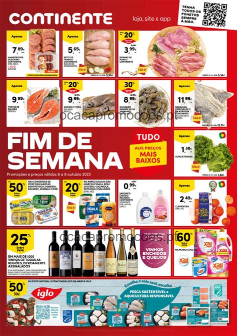 Antevis O Folheto Continente Fim De Semana Promo Es Outubro A