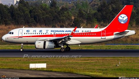 B 6453 Sichuan Airlines Airbus A319 133 WL Photo By LXY0103 ID