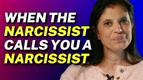 When The Narcissist Calls You A Narcissist Youtube