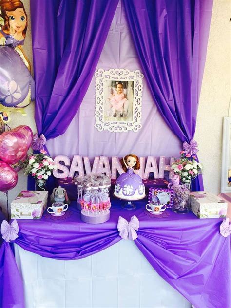 Sofia The First Birthday Party Ideas Sofia The First Birthday Party