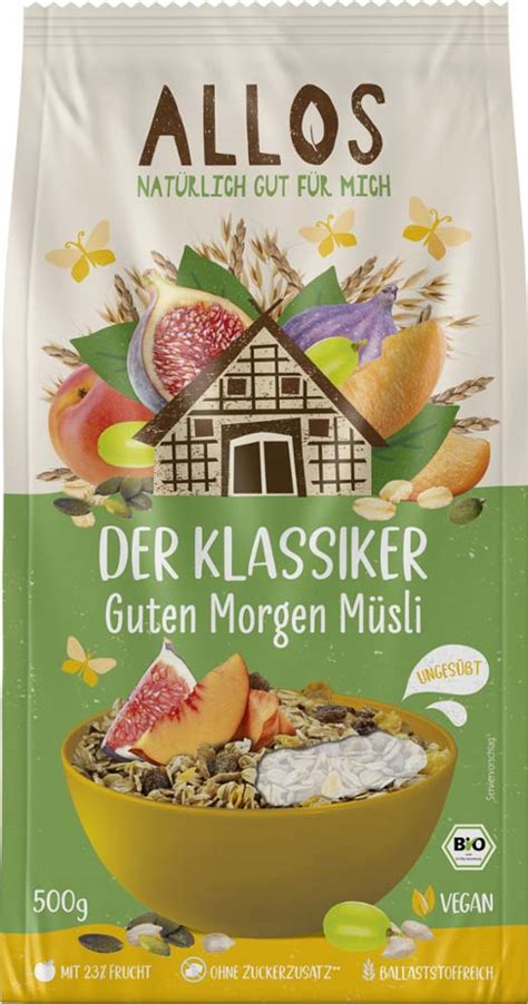 Allos Guten Morgen Müsli bio naturPur Shop