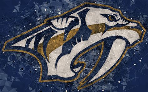 Download wallpapers Nashville Predators, 4k, American hockey club, creative art, logo, creative ...