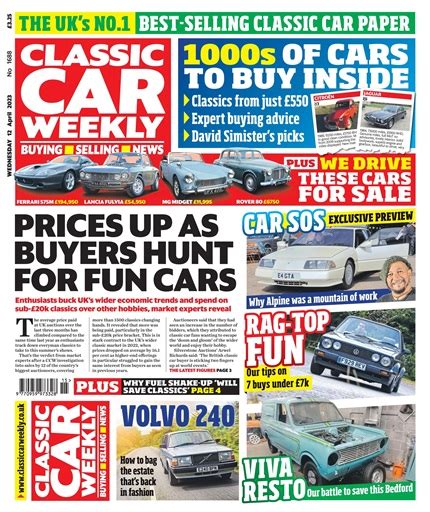 Classic Car Weekly Magazine - 12-Apr-2023 Back Issue