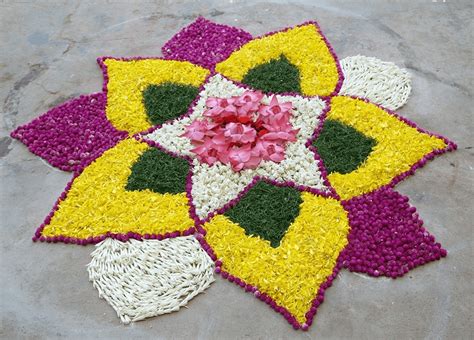 Amazing Floral Rangoli Designs To Bring Positivity This Diwali