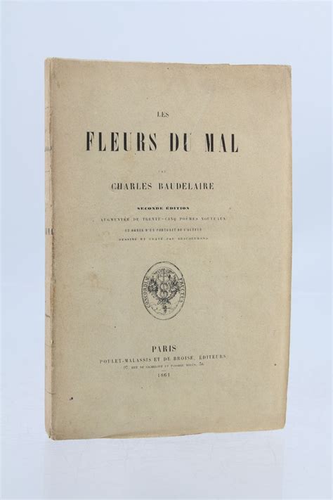 Baudelaire Les Fleurs Du Mal Edition Originale Edition Originale