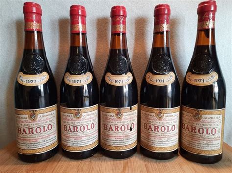 1971 Giacomo Damilano Barolo 5 Bottles 0 75L Catawiki