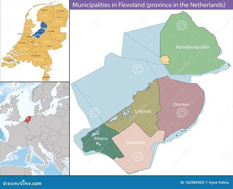 Friesland Is A Province Of The Flevoland Cartoon Vector Cartoondealer