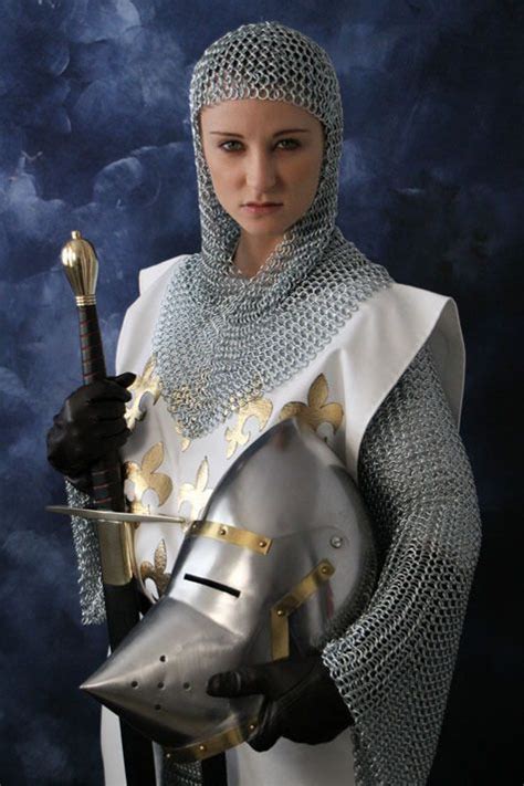 Joan Of Arc Great Use Of Our Medieval Chainmail And The Sword