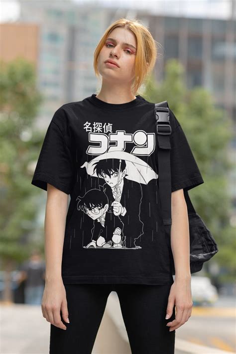 Vintage 90s Detective Conan Anime Tshirt Etsy