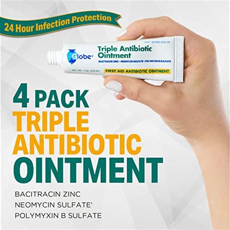 Globe Pack Triple Antibiotic First Aid Ointment Oz Hour