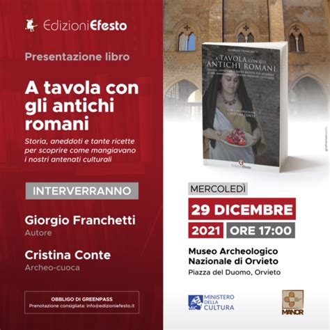 PRESENTAZIONE DEL SAGGIO A TAVOLA CON GLI ANTICHI ROMANI DEL