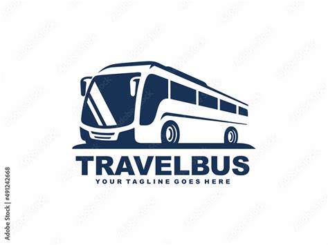 Bus Logo Design Vector Travel Bus Logo Stock Vector Adobe Stock