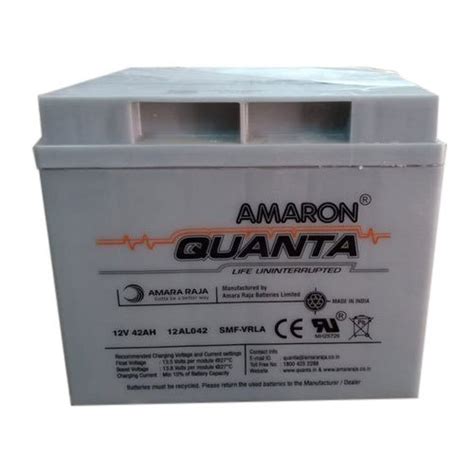 42 Ah Amaron Quanta SMF Battery 12 V Model Name Number 12AL042 At Rs