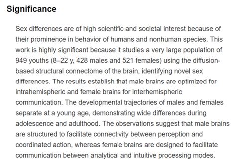 Sex Differences In The Structural Connectome Of The Human Brain