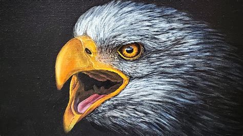 Eagle Acrylic Painting LIVE Tutorial - YouTube