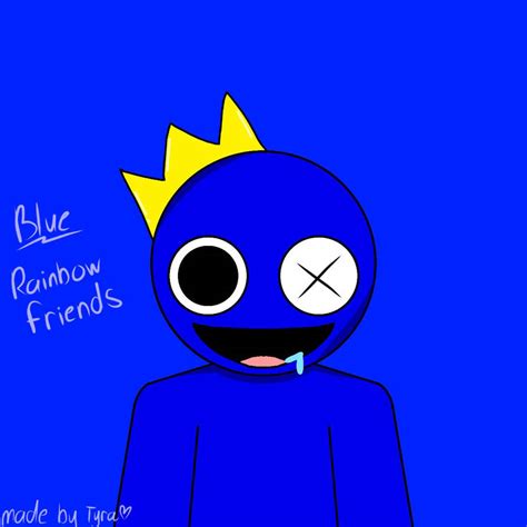 Blue Fan Art Of Rainbow Friends By Tyra0fficia1 On Deviantart